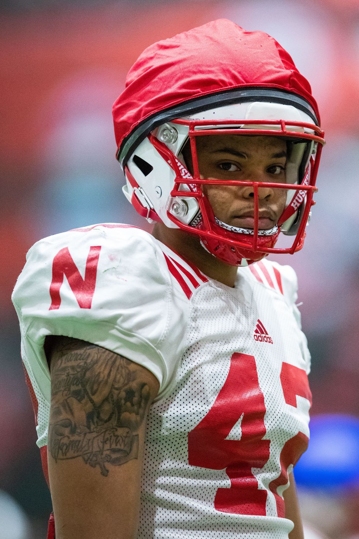 Nebraska worked through practice on April 3, 2019 in Lincoln.